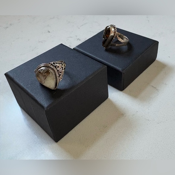 Boho Hippy Rings & Earrings - Picture 2 of 6